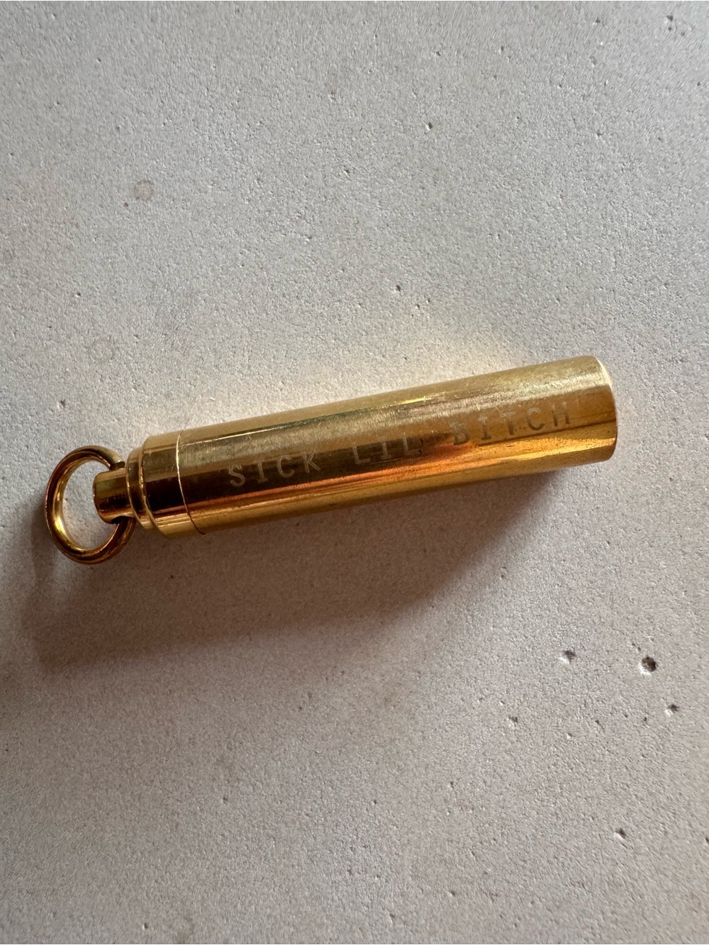 Brass Pill Holder - Sick Lil Bish